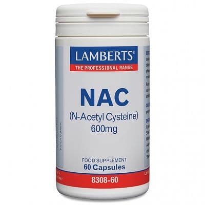 Lamberts N-Acetyl Cysteine (NAC) - 60 capsules