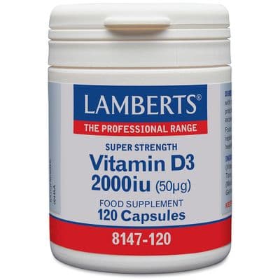 Lamberts Vitamin D3 2000iu - 120 capsules