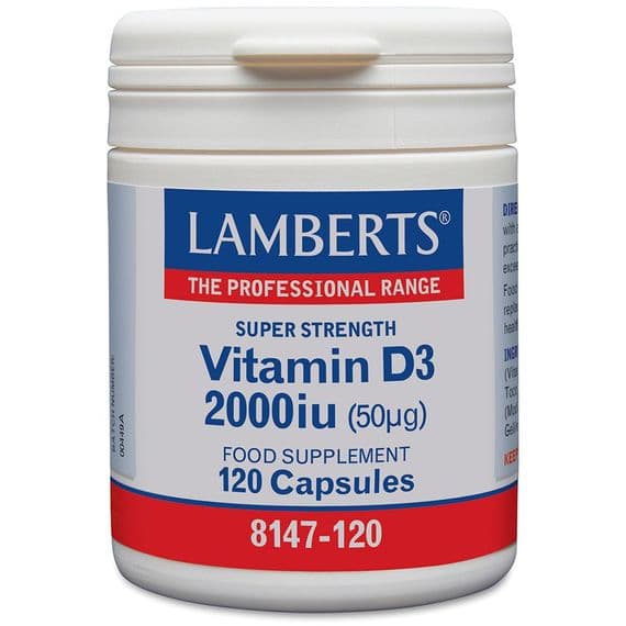 Lamberts Vitamin D3 2000iu - 120 capsules