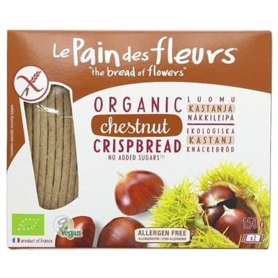 Les Pain Des Fleurs Chestnut Crispbread - 150g