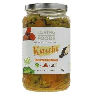 Loving Foods Turmeric & Black Pepper Kimchi - 500g