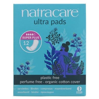 Natracare Ultra Pads Super Plus - 12