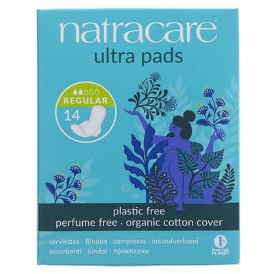Natracare Ultra Regular Pad With Wings - 14
