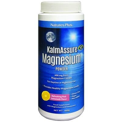 Natures Plus Kalmassure Magnesium Powder Pink Lemonade Net.408G