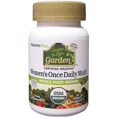 Natures Plus Sol Garden Organic Womens Daily Tab 30