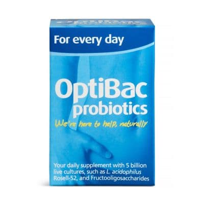 OptiBac Probiotics For Every Day, Pack of 30 Capsules