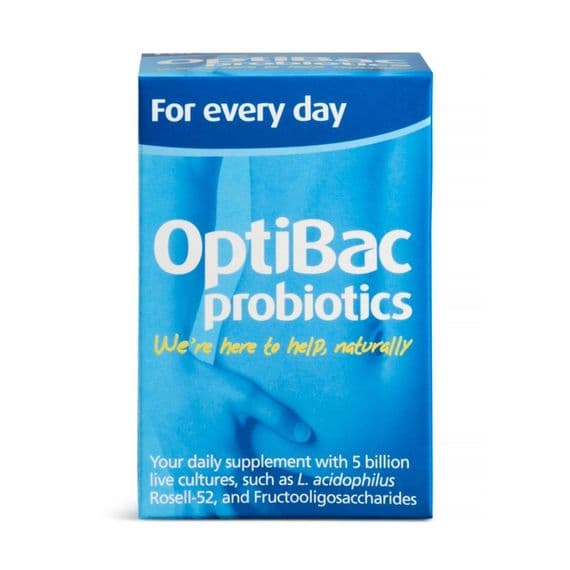 OptiBac Probiotics For Every Day, Pack of 30 Capsules