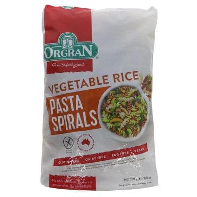 Orgran Vegetable Rice Spirals - 250g