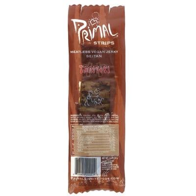 Primal Vegan Jerky Seitan - Teriyaki Jerky - 28g
