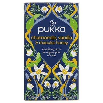 Pukka Chamomile Vanilla Manuka Hon - 20bags