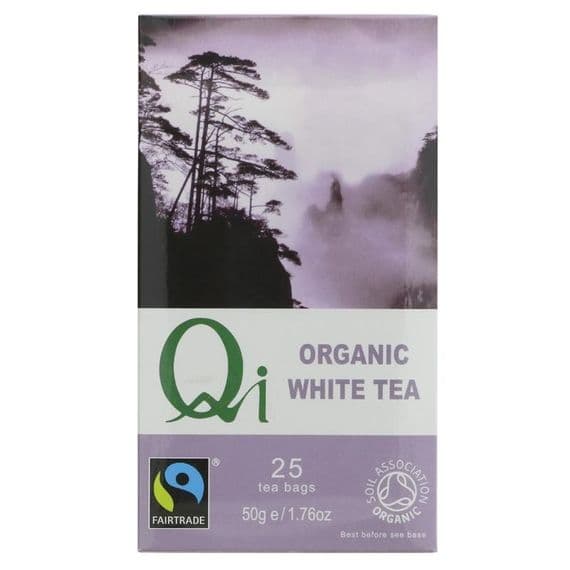 Qi White Tea - Fairtrade, Organic - 25 bags