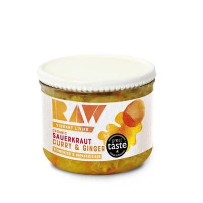 Raw Health Sauerkraut - Curry & Ginger - 410g