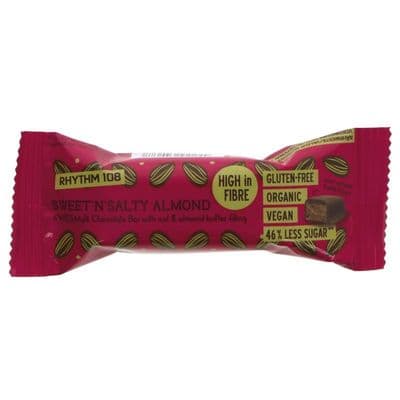 Rhythm 108 Sweet N Salty Almond Choc Bar - 33g
