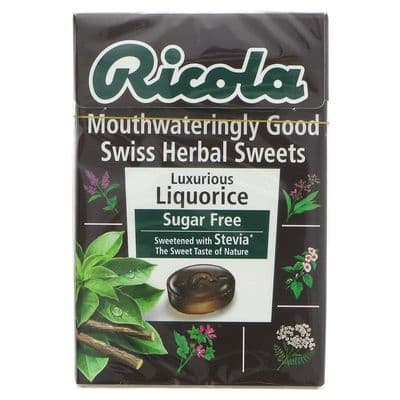 Ricola Liquorice - Sugar Free - Box - 45g