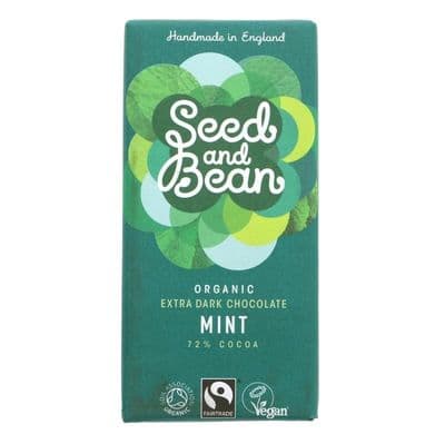 Seed & Bean 72% Dark Choc & Mint - 85g