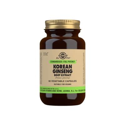 Solgar® Korean Ginseng Root Extract Vegetable Capsules - 60