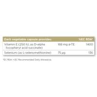 Solgar® Vitamin E with Yeast Free Selenium  - 100 Vegetable Capsules