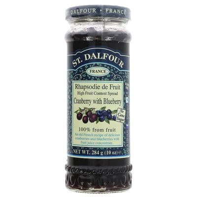 St Dalfour Cranberry & Blueberry - 284g