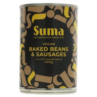 Suma Baked Beans & Sausage - 400g