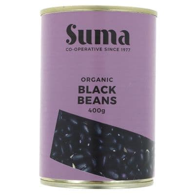 Suma Black Beans - Organic - 400g