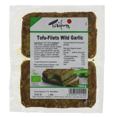 Taifun Tofu Fillet - Mild Wild Garlic - 160g