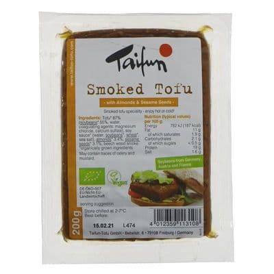 Taifun Tofu - Smoked With Almonds & Sesame - 200g
