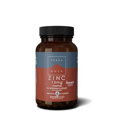 Terranova Zinc 15Mg Complex - 50 Vegetarian Capsules