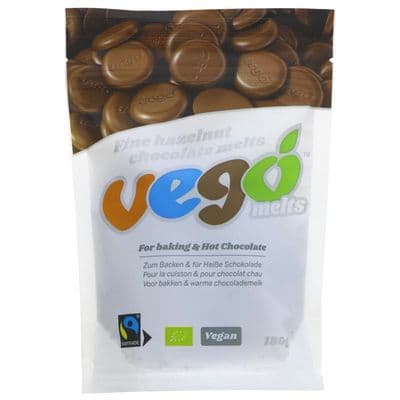 Vego Hazelnut Chocolate Melts - 180g