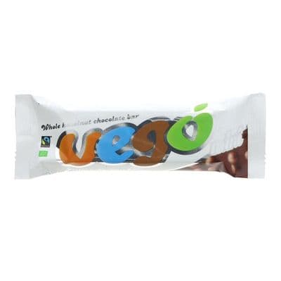 Vego Mini Whole Hazel Chocolate Bar - 65g