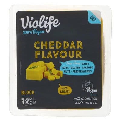 Violife Cheese Block Cheddar - 400g