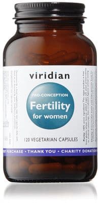Viridian Fertility for Women (pro-conception) - 120 Veg Caps