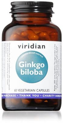 Viridian Ginkgo Biloba Leaf Extract - 60 Veg Caps