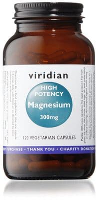 Viridian Hi-Potency Magnesium 300mg - 120 Veg Caps