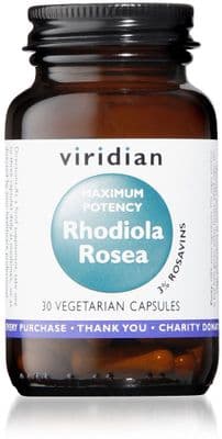 Viridian Maxi Potency Rhodiola Rosea Root Extracts