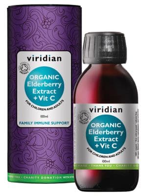 Viridian Organic Elderberry Elixir 100ml
