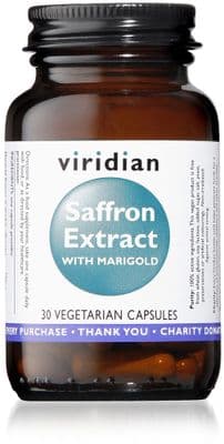 Viridian Saffron Extract 30mg with Marigold - 30 Veg Caps