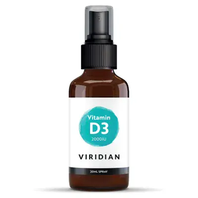 Viridian Vitamin D3 2000IU Spray - 20ml