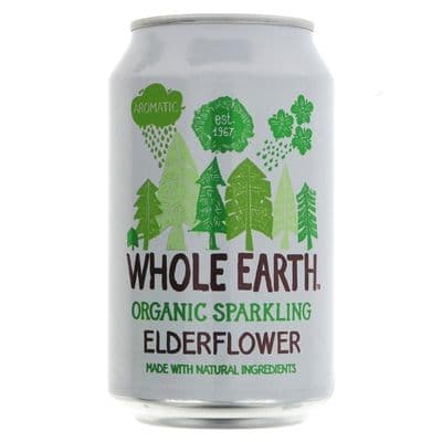 Whole Earth Sparkling Elderflower - Og - 330ml