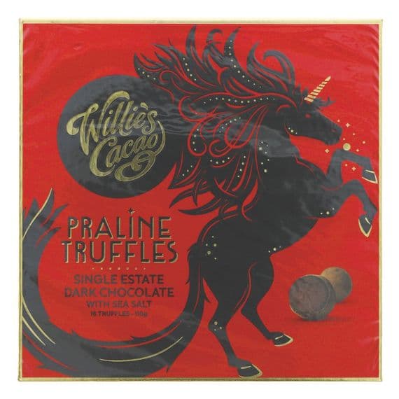 Willie's Cacao Dark Choc Praline Truffles- 110g