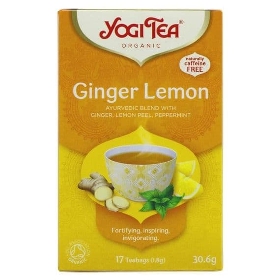 Yogi Tea Ginger Lemon - Og - 17 bags