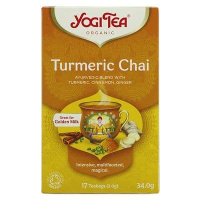 Yogi Tea Turmeric Chai - Og - 17 bags