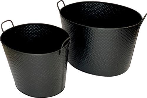 Cross Emboss Buckets