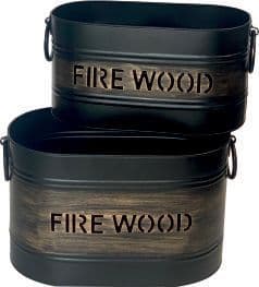 Fire Wood Cut out Buckets