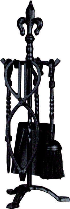 Fleur De Lys Companion Set - Fire Tools | Thefiresideshop.co.uk