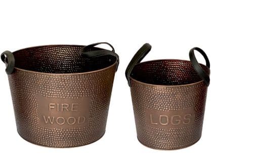 Hammer Logs/Fire Emboss Buckets
