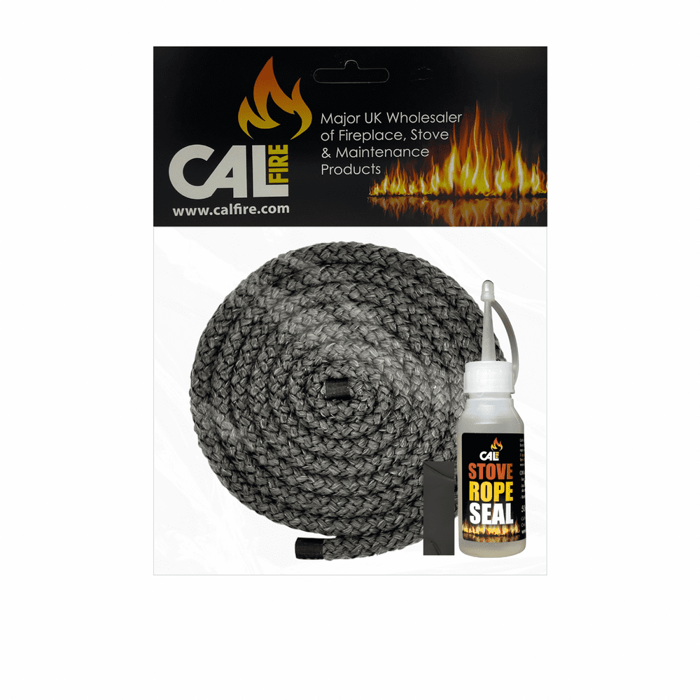 12mm STOVE ROPE | Glass Fibre Woven Rope | Fire Maintenance