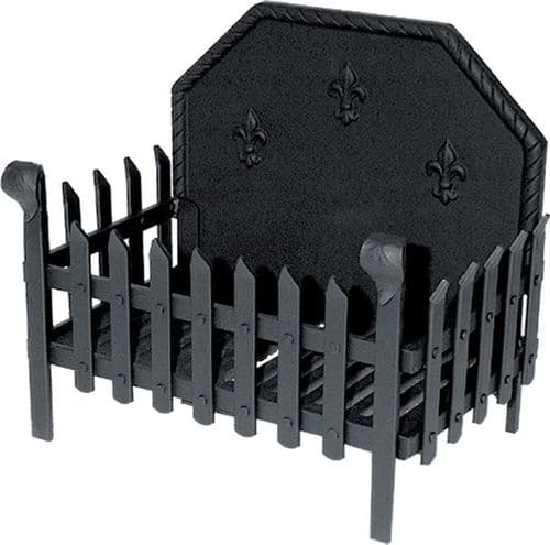 Portcullis Firebasket With Swan Neck & Back