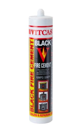 Premium Fire Cement Black 310ml Cartridge