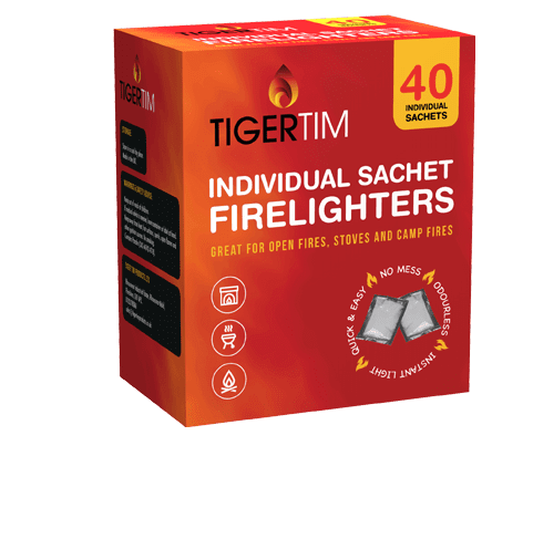 192 Zip 'Energy' Wrapped Firelighters No Mess, No Smell, Just