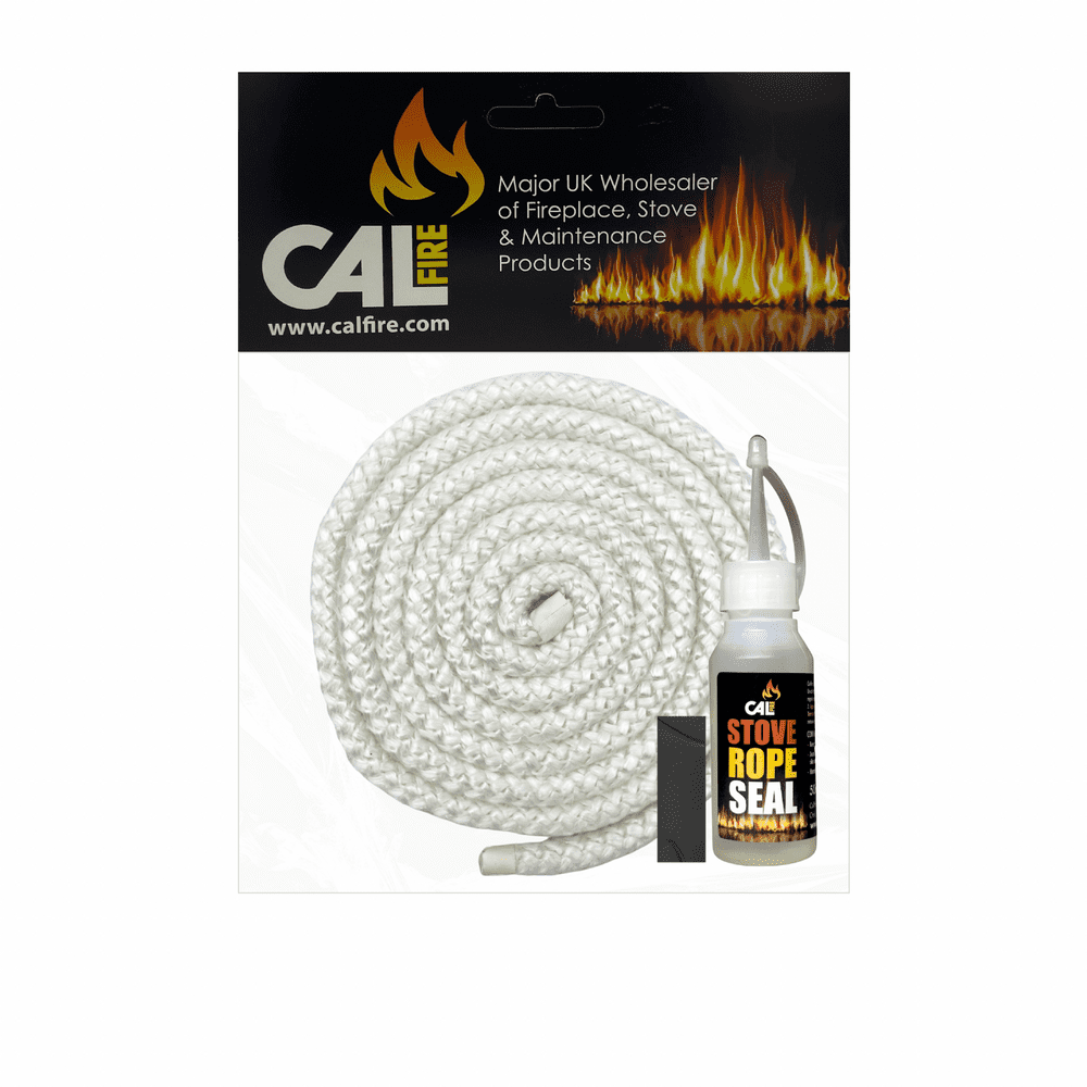 6mm STOVE ROPE | Glass Fibre Woven Rope | Fire Maintenance